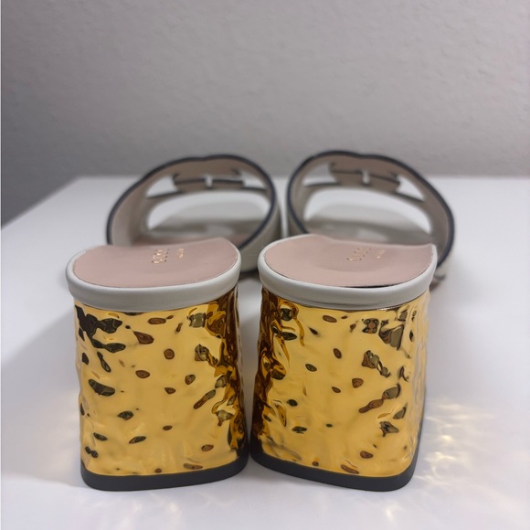 Gucci interlocking G Cut out Sandals Mules - Picture 5 of 9
